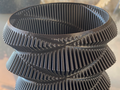Double Helix Vase with Fins.