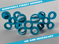 Quintuple Spinner Fidget Toy