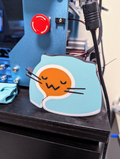 Blob Cat Slack Emoji Blanket 2D Model