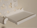 Flat 3x2 shelf with lip for GOEWS