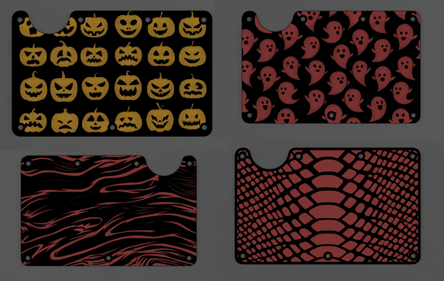 Ridge Wallet Plates