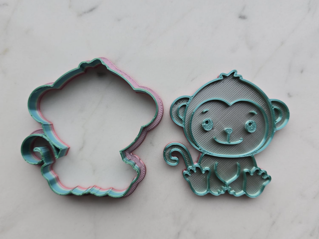 Monkey Cookie Cutter Sand Play-doh Dough Fun