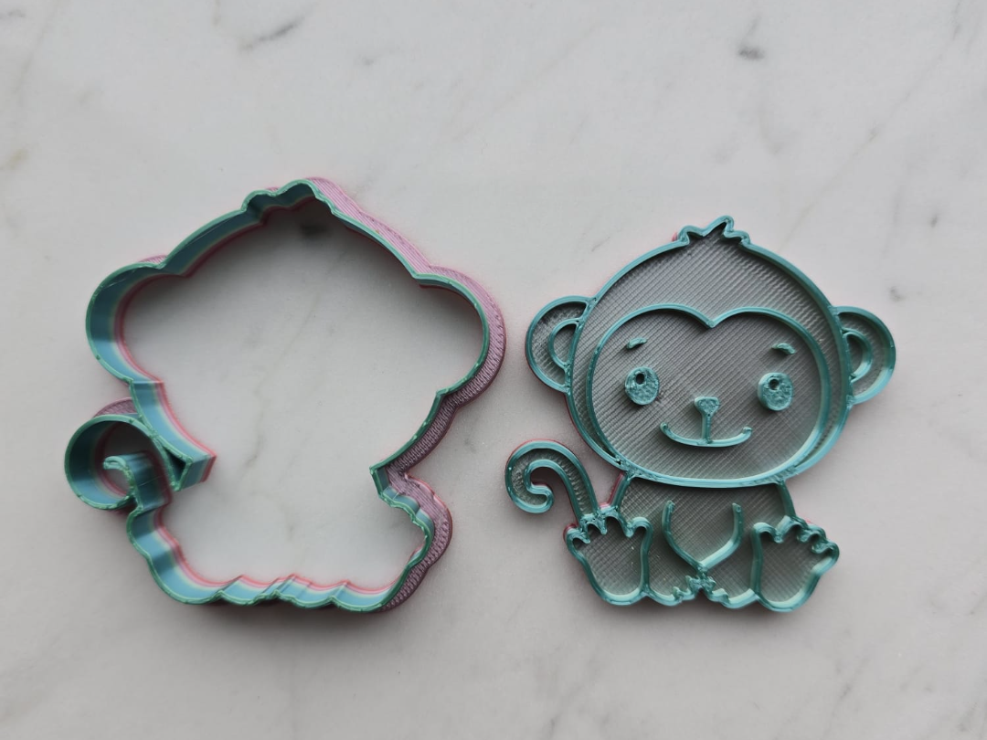 Monkey Cookie Cutter Sand Play-doh Dough Fun