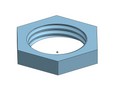 Clock Component Hex Socket nut