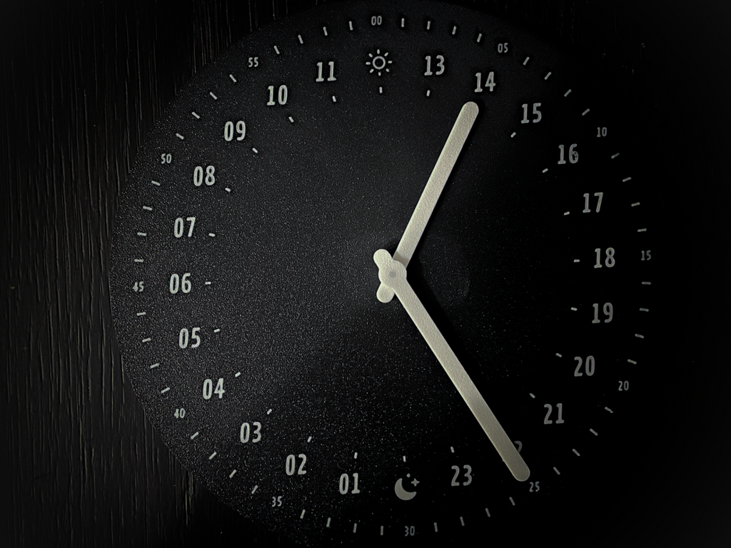 24-hour wall clock