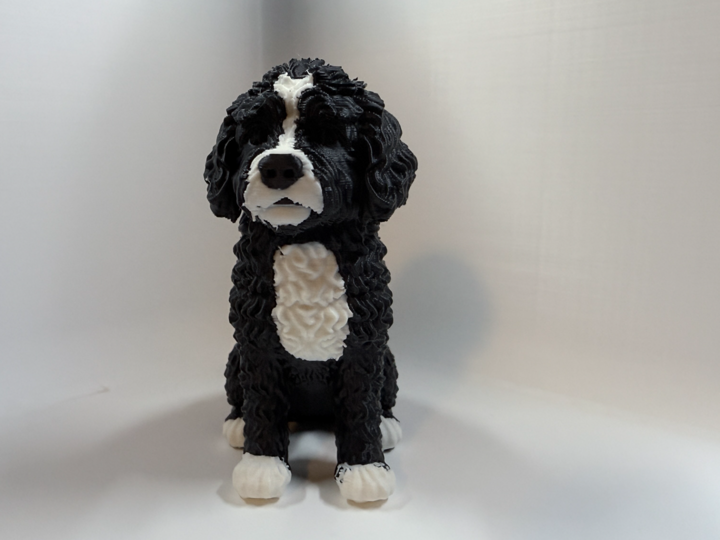 Cute Mini Bernedoodle Puppy – Easy 3D Print