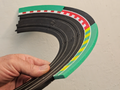 9" banked FIA pattern Slot Car Track Border