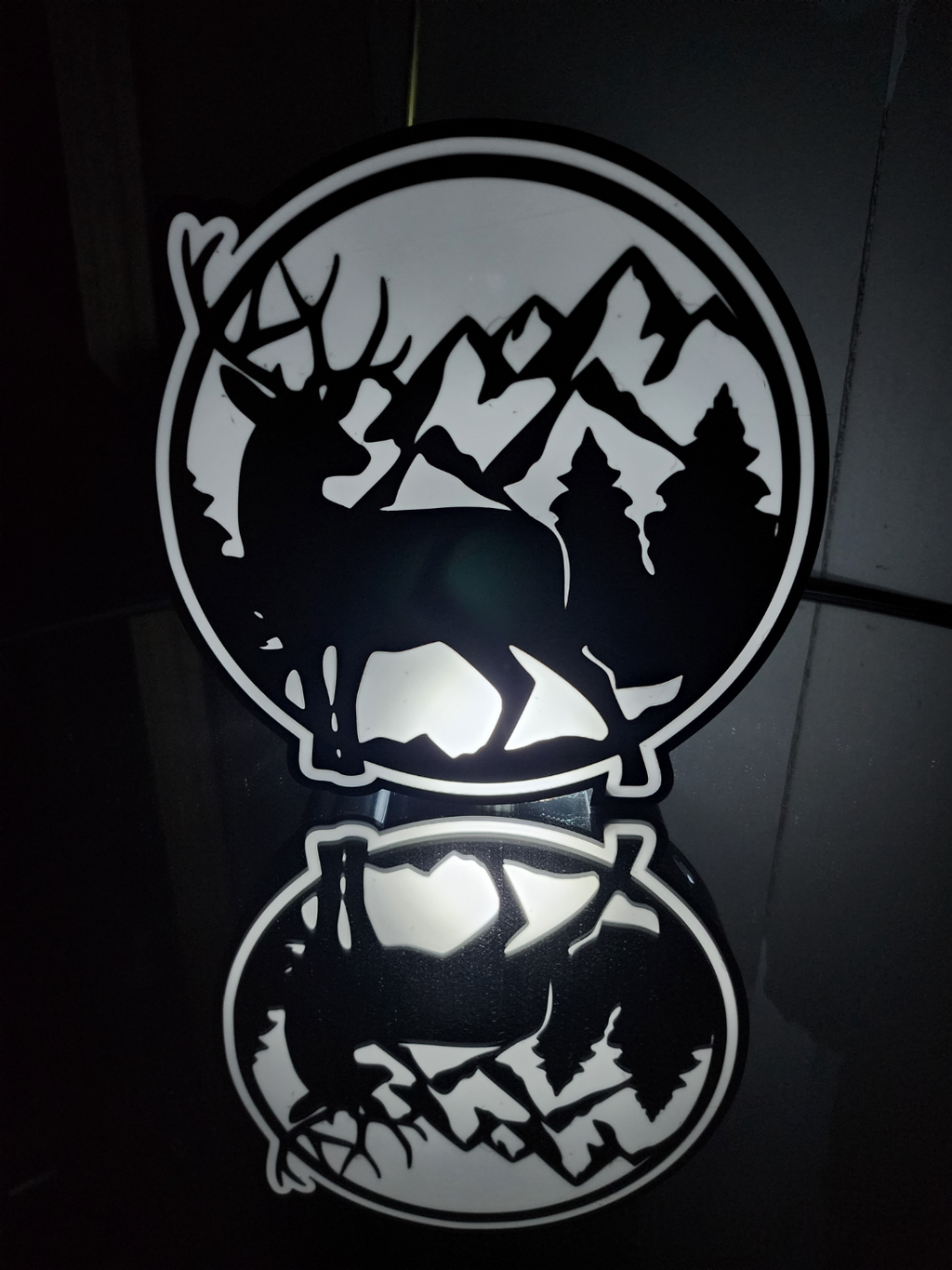 Deer Light Box LED Lamp
