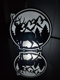 Deer Light Box LED Lamp