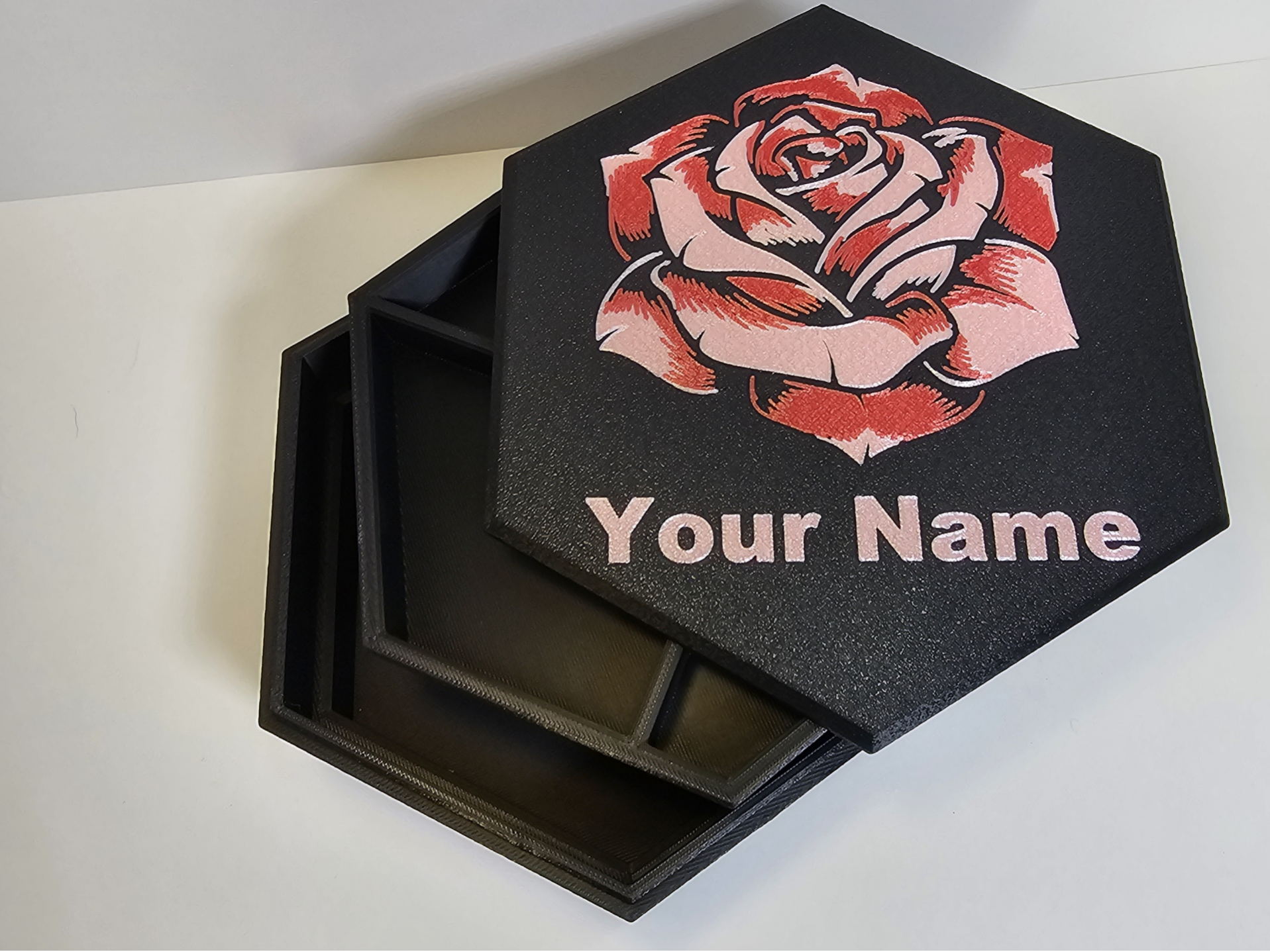 Custom personalized jewelry box