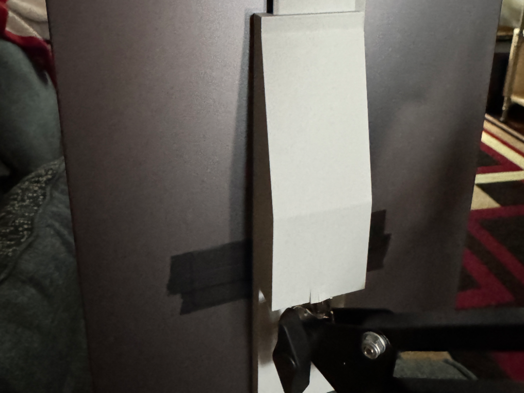 Microphone arm tablet holder