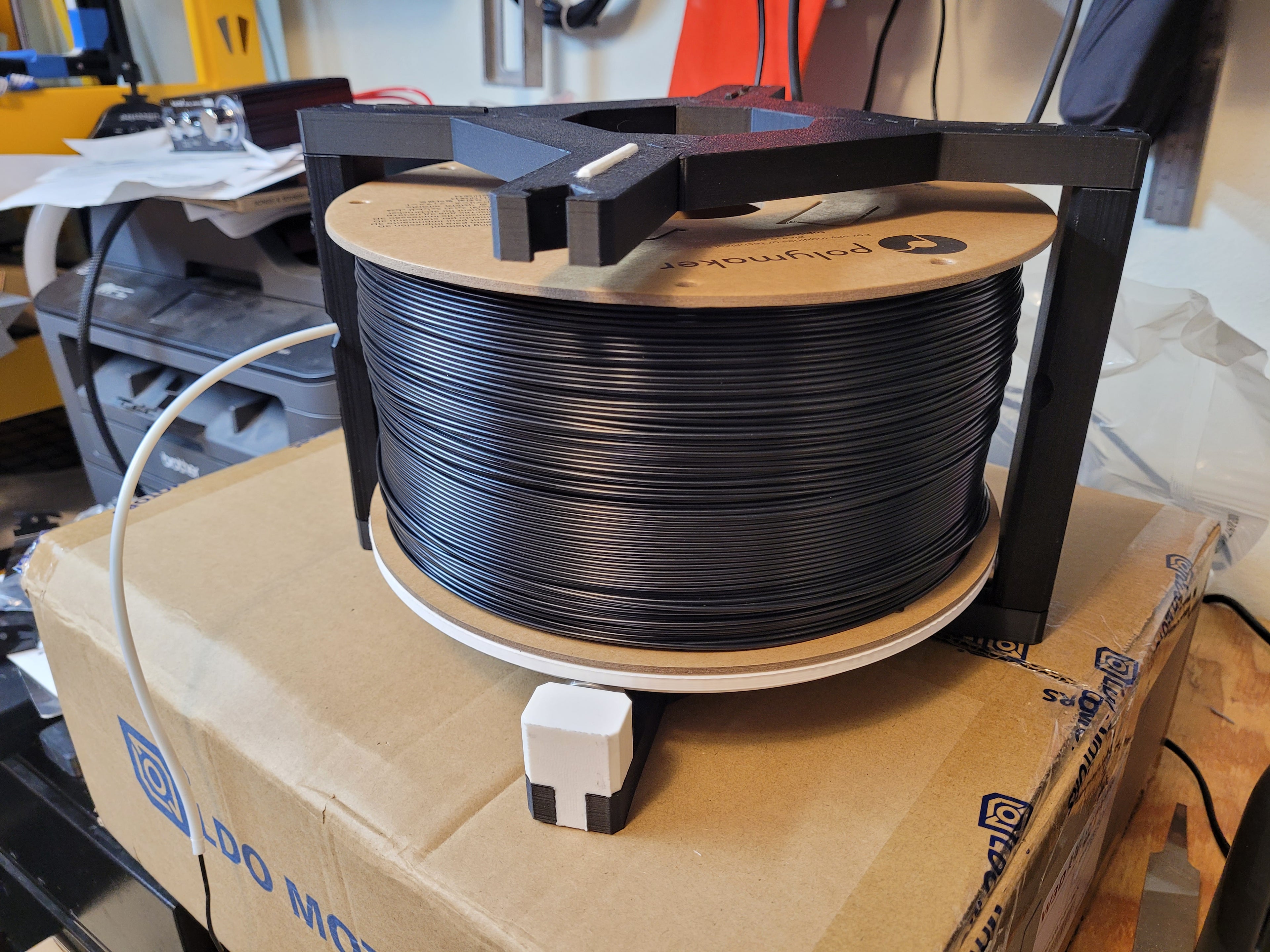 Stackable Horizontal Spool Holder for 1kg or 3kg Filament [V2]