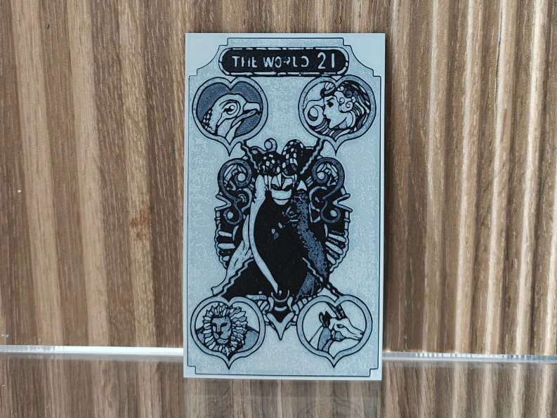 Jojo's Bizarre Adventure The World Tarot card