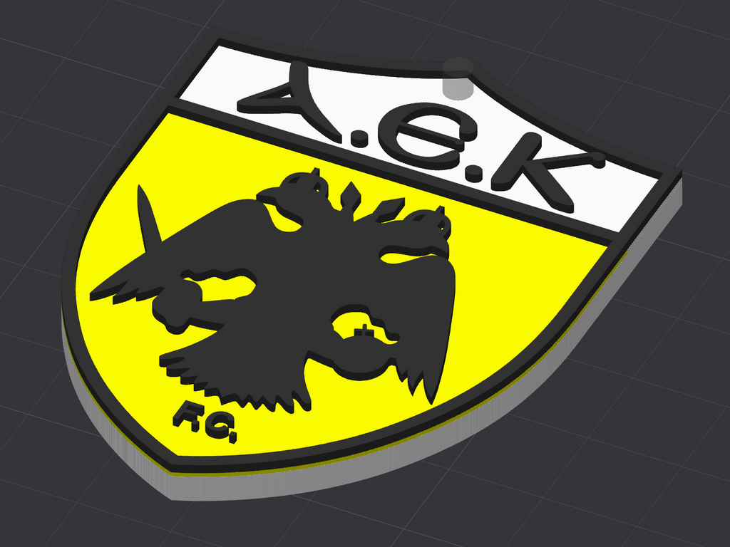 AEK Football Keychain (0.2mm/AMS)