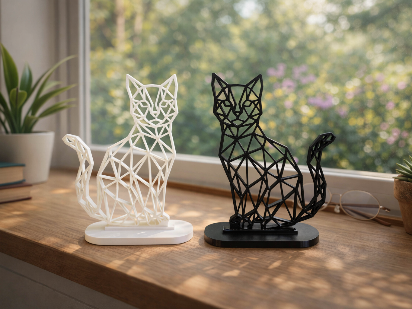 Low Poly Cat Decoration