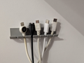 Wall-Mounted Cable Organizer & Management Rack