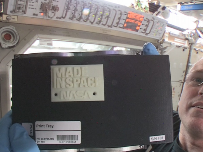 Made in Space Tag (NASA's Print in Space Exp.)
