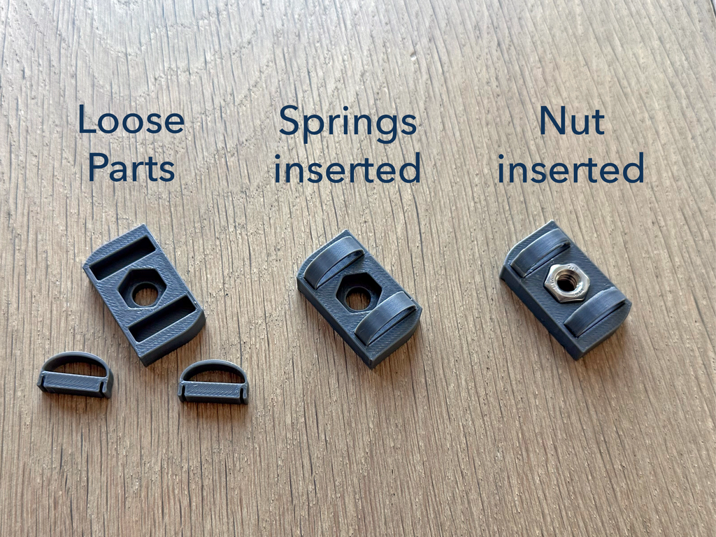 1/4" Strut / Unistrut Channel Nut (v1)
