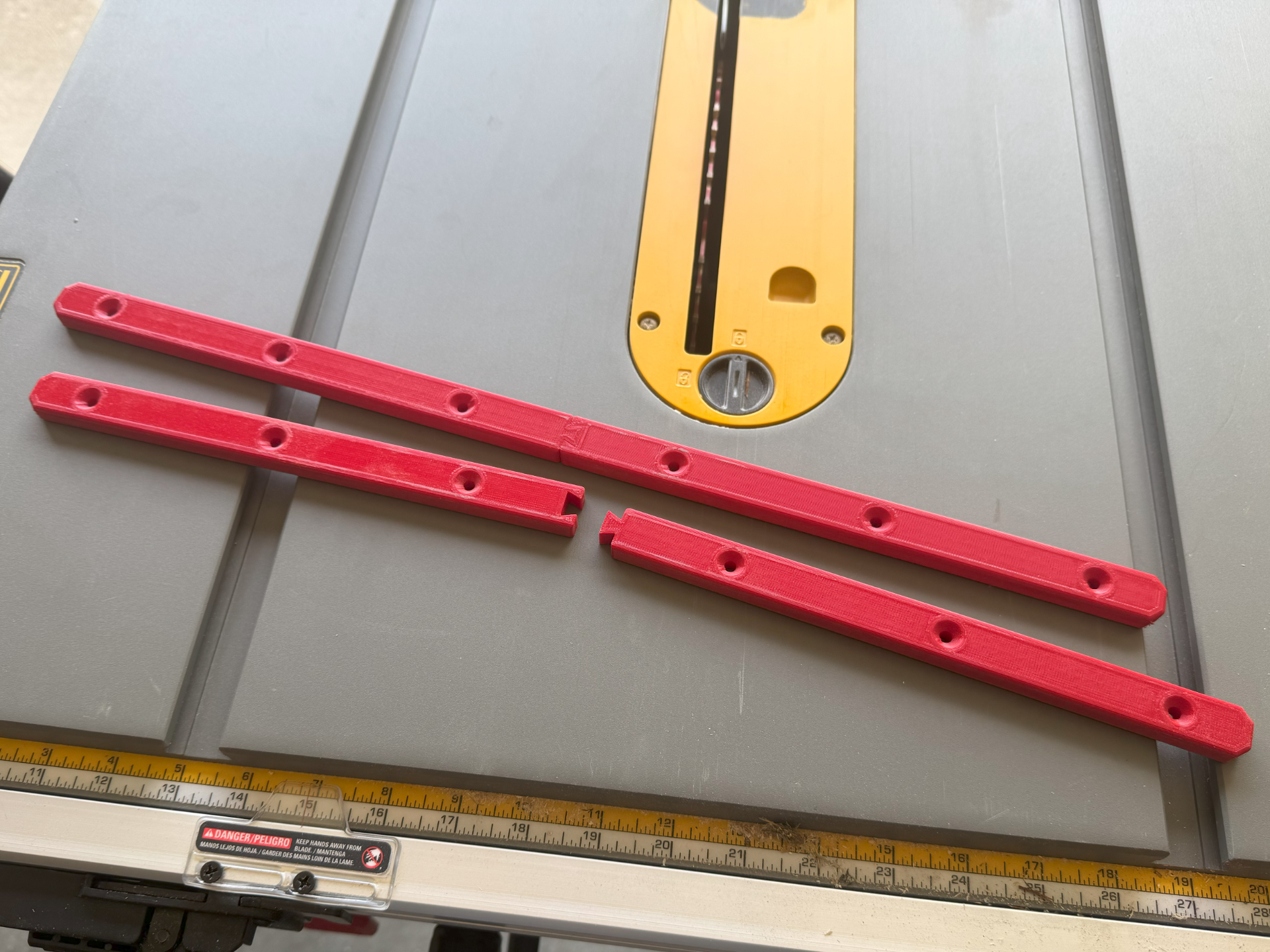 Miter Slot Runner 3/4" (19mm) Linkable