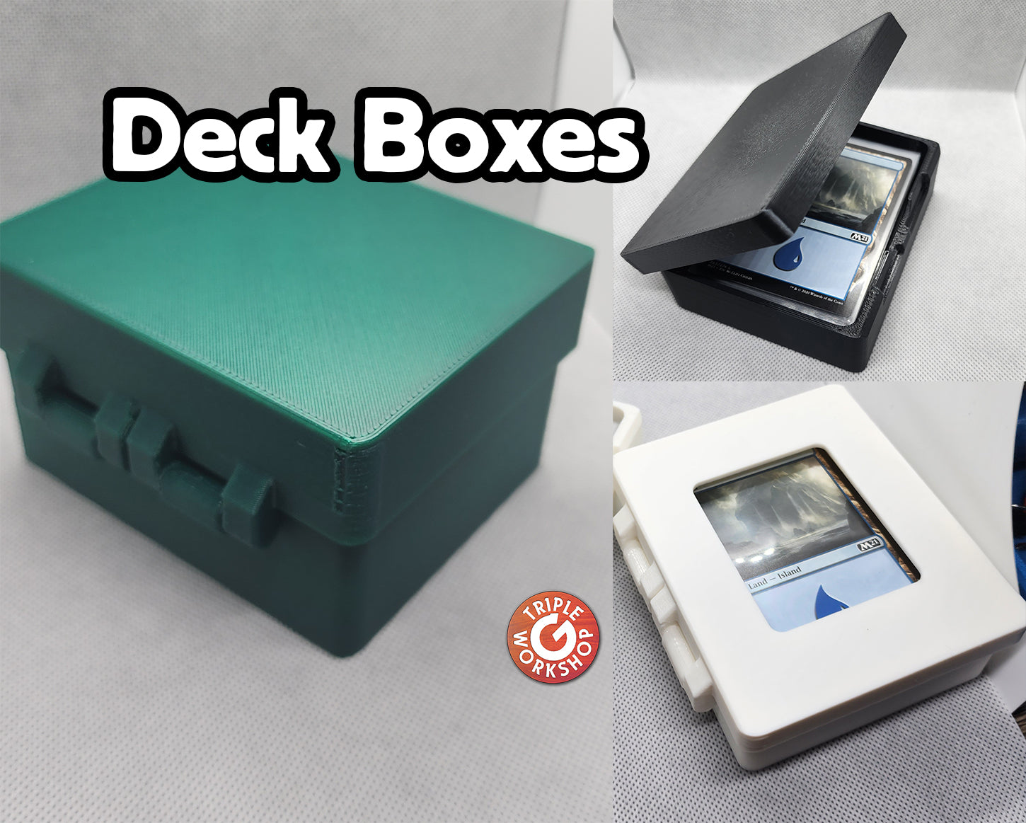 ◈ Print-in-place Deck Boxes ◈ 4 Styles