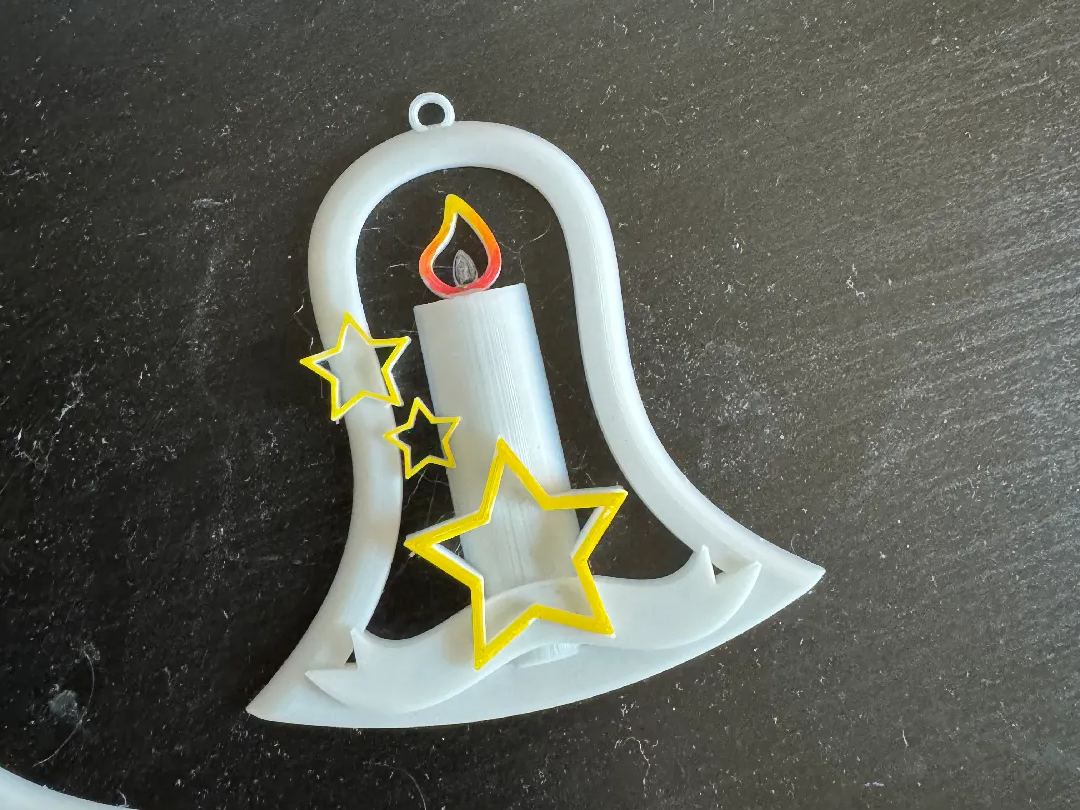 Christmas Candle Ornament