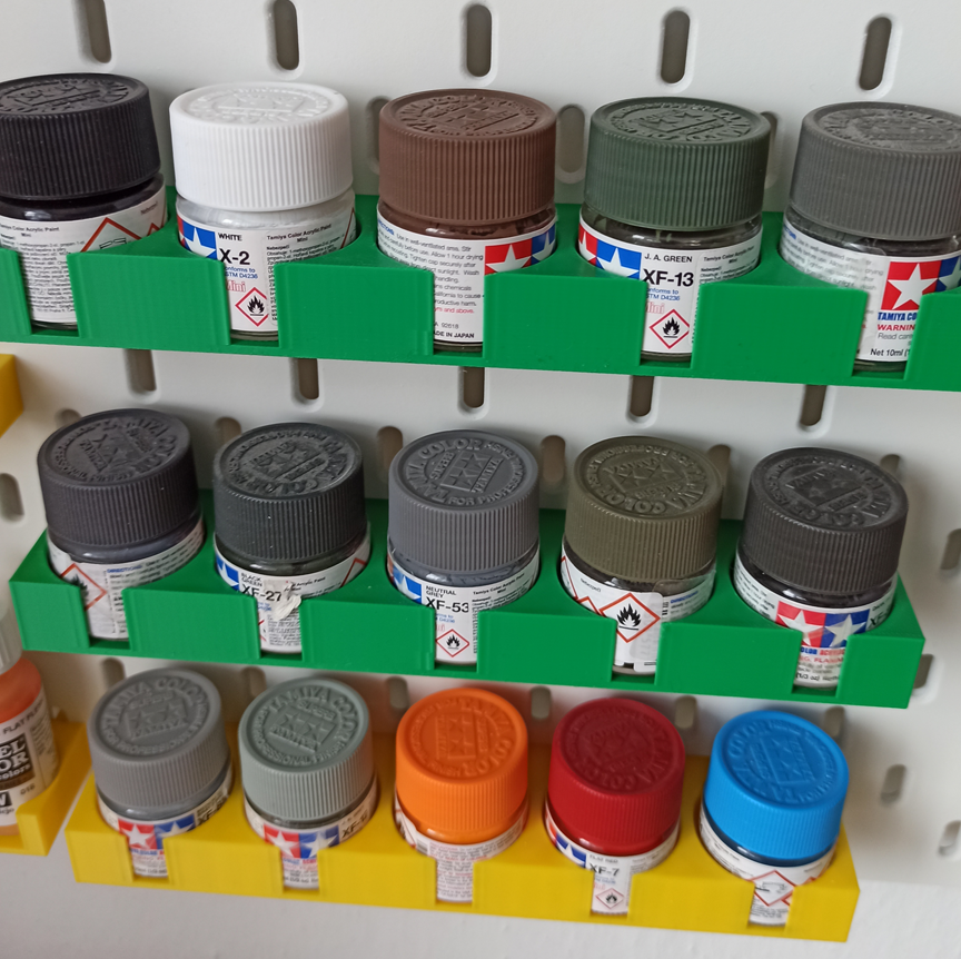 Tamiya Paints Holder for IKEA Skadis