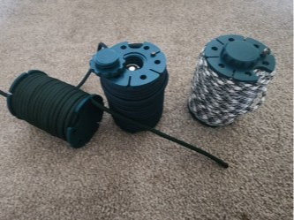 Paracord or Rope and Battery Holder
