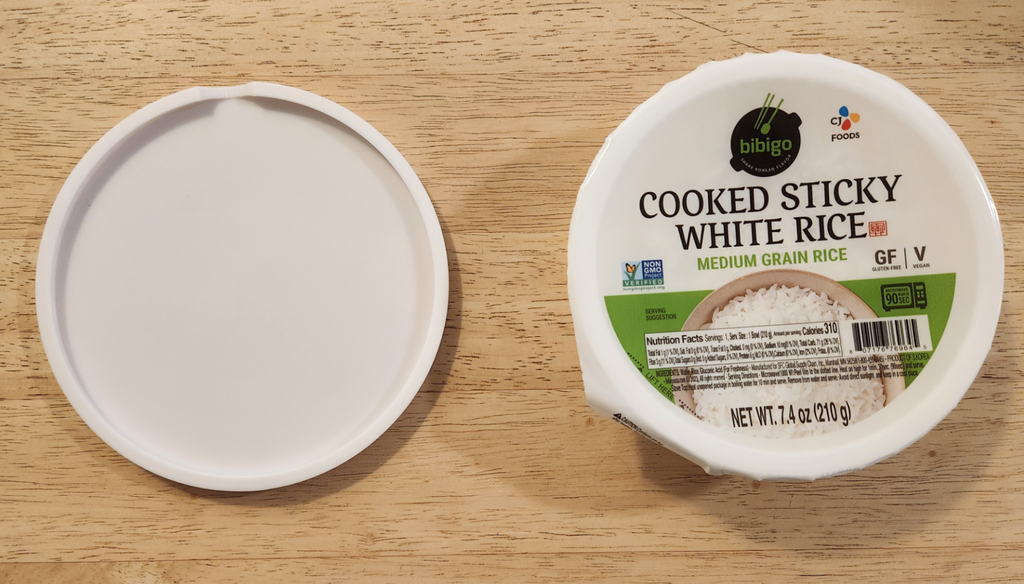 Bibigo Cooked Sticky White Rice Lid
