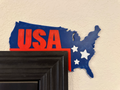 4th of July USA Door Corner