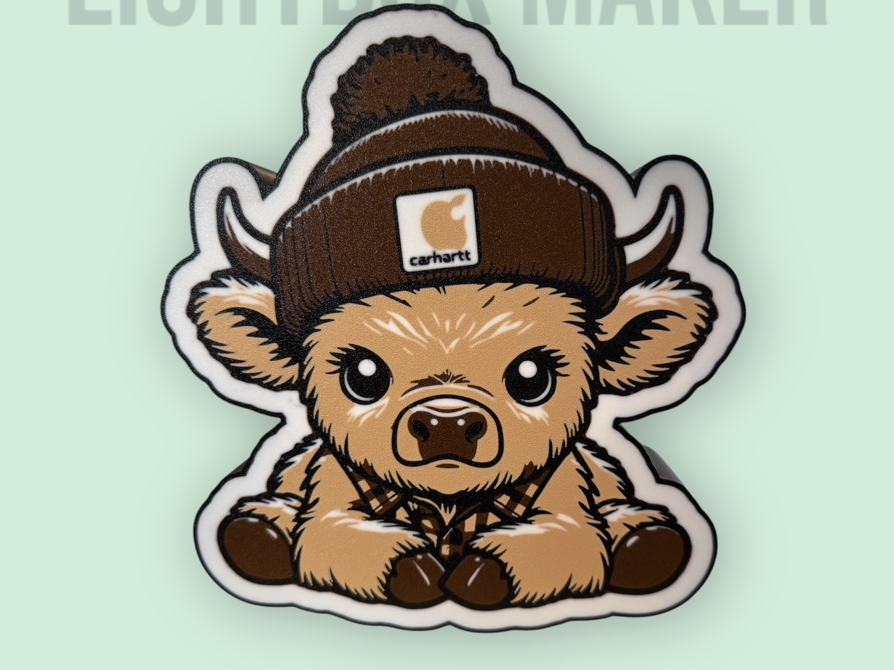 Highland Cow Lightbox