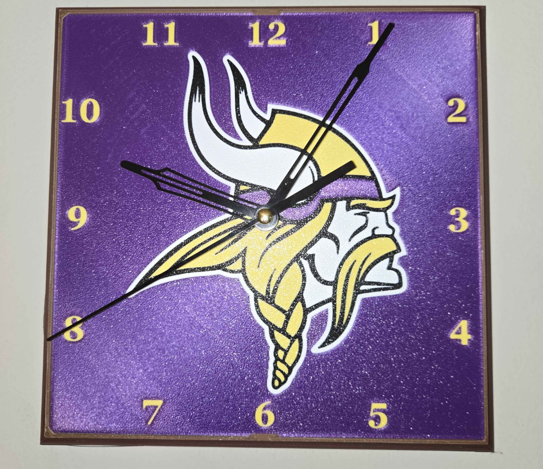 Minnesota Vikings Clock Face