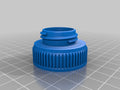 Milk jug lid to water bottle lid adapter