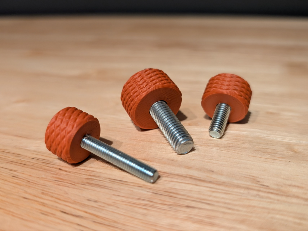 Knurled M5/M6/M8 thumb screw
