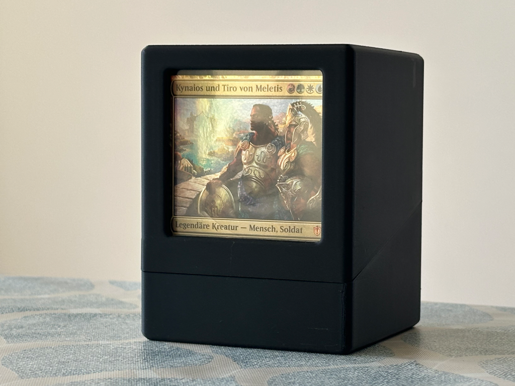 MTG EDH Deckbox with window for Commander