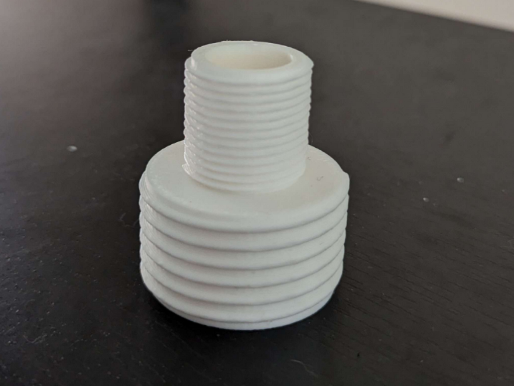 Male 3/4" NPT to Male GL-45 (DIN 168-1) Adapter