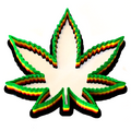 Pot leaf cookie cutter