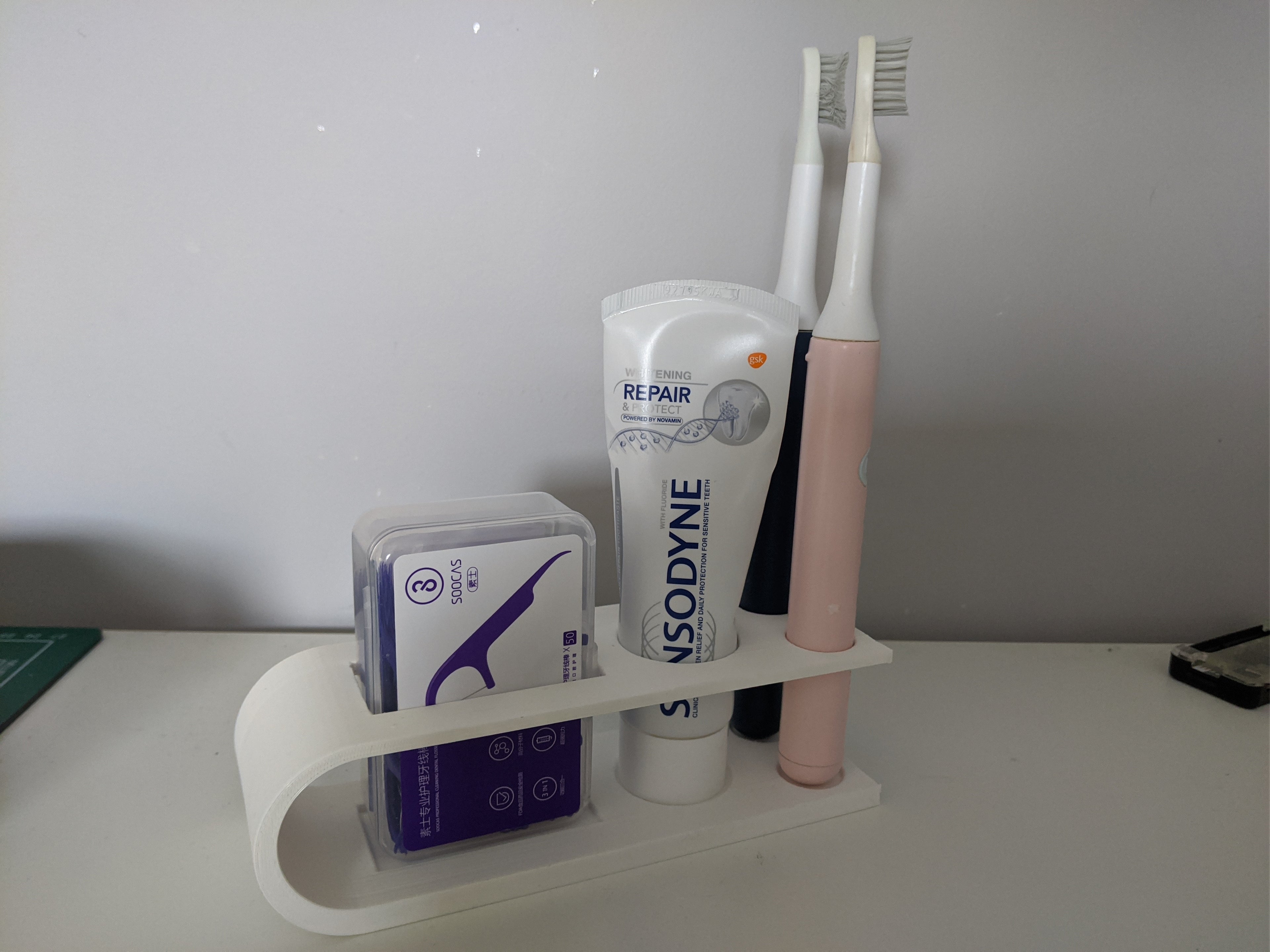 Dental hygiene organizer