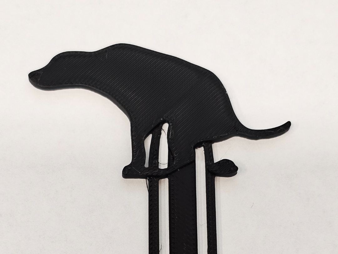 Simple Pooping Dog Bookmark - Commercial Use