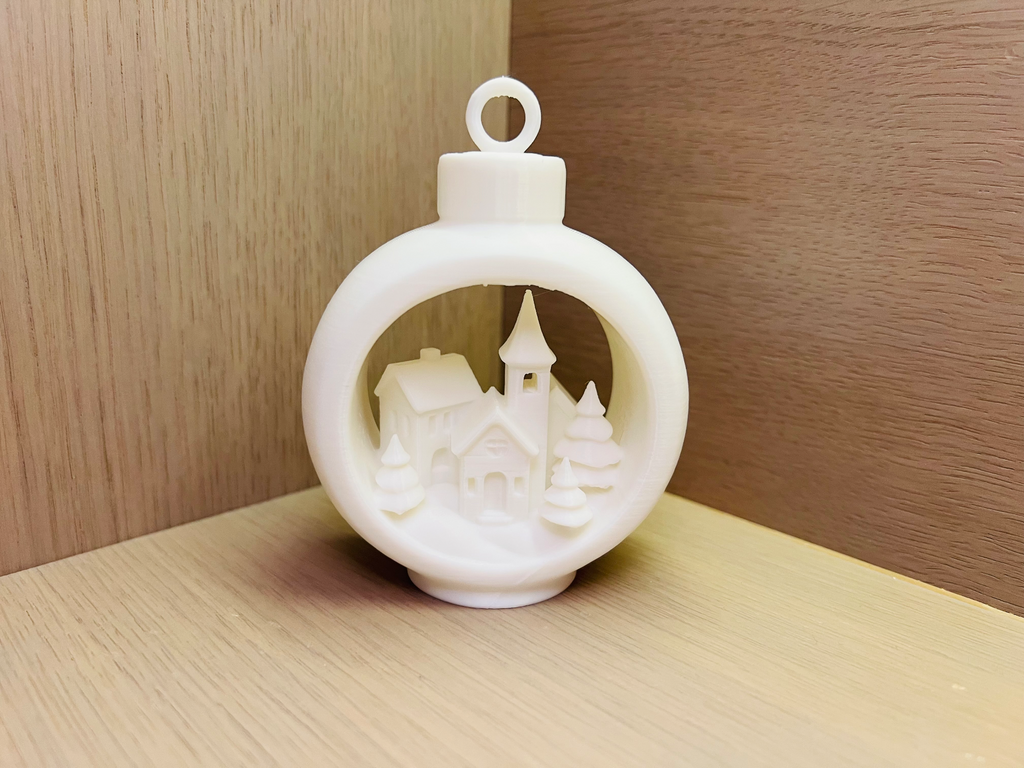 Winter Village Ornament