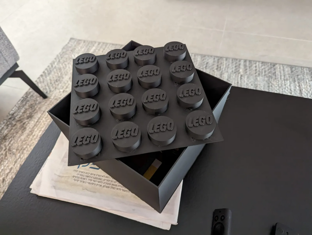 HUGE LEGO box (230x230x150mm) - P1P/P1S max size optimized