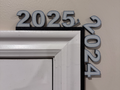 New Year's Kick off door corner decoration