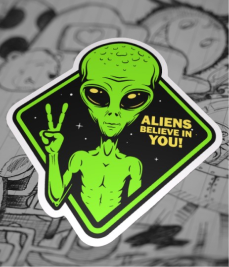 Alien Wallart/Sign