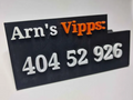 Customizable sign with simple stand