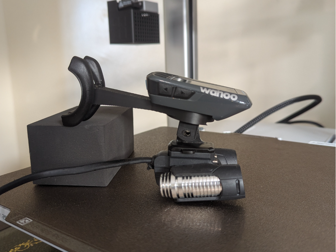 Wahoo Mount with Underslung Light Attachment