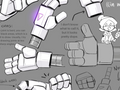 murder drones hand