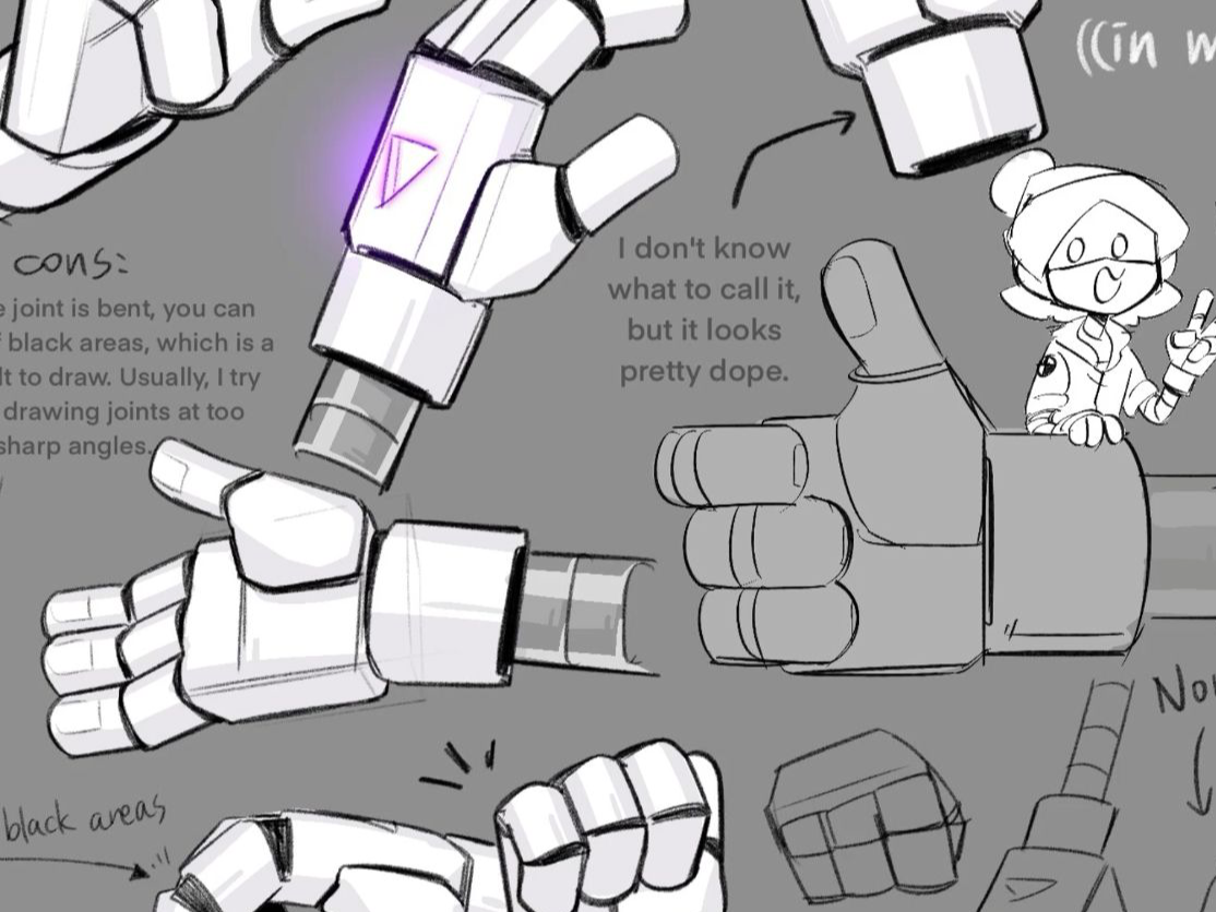 murder drones hand