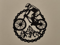 mountainbike wall art