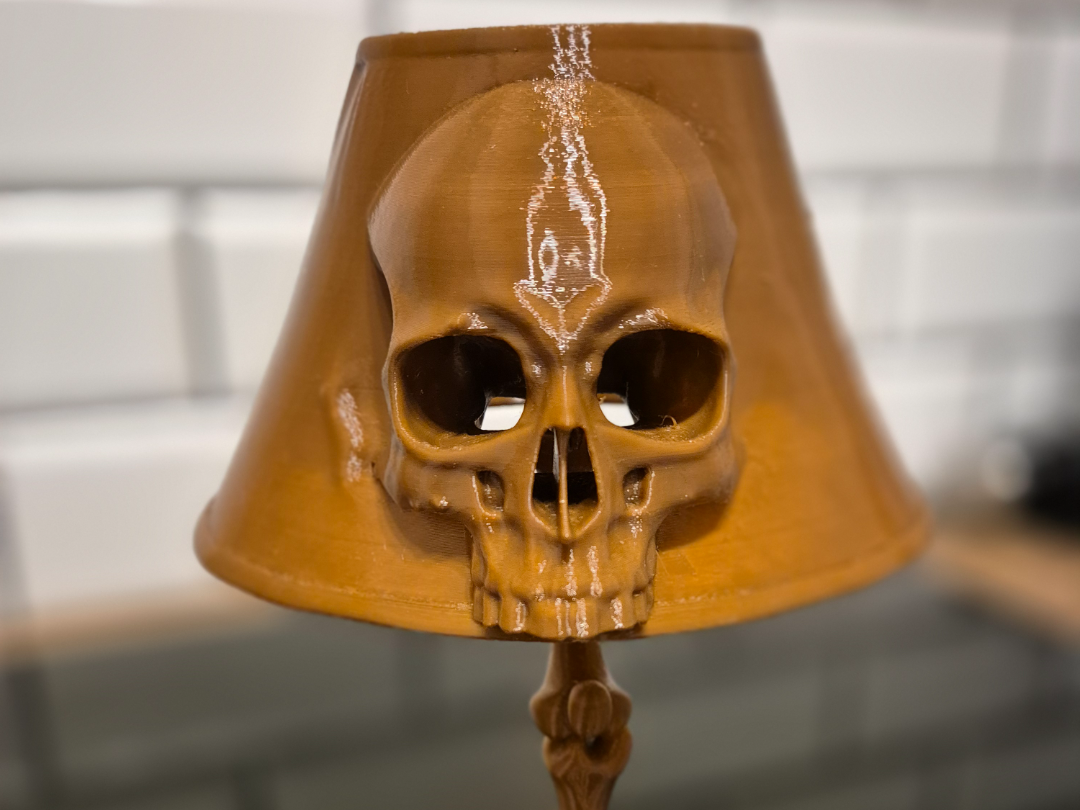 Skull lamp