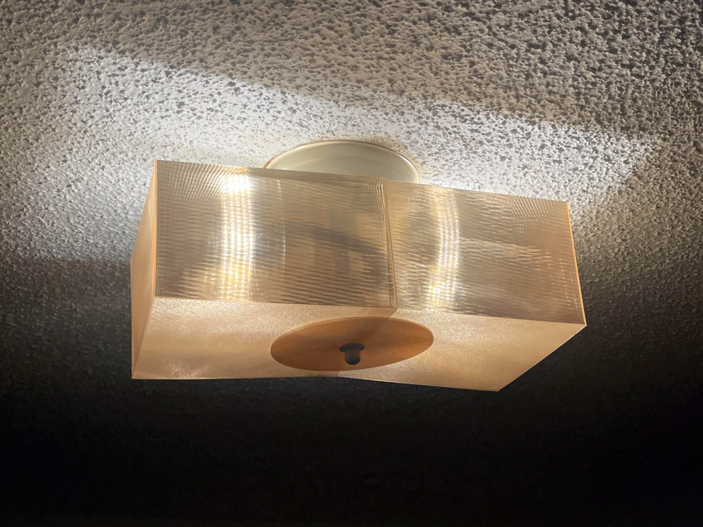 Rectangular Lampshade for 10mm Mount in 3 Parts