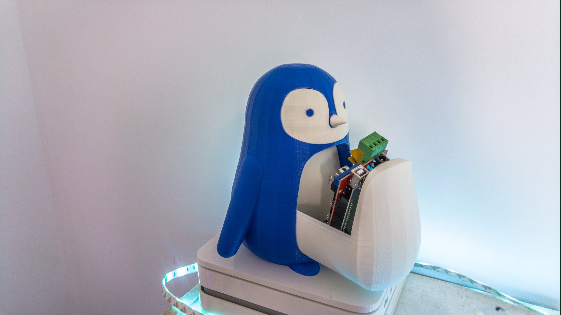 Cute Baby Penguin with Drawer Organizer